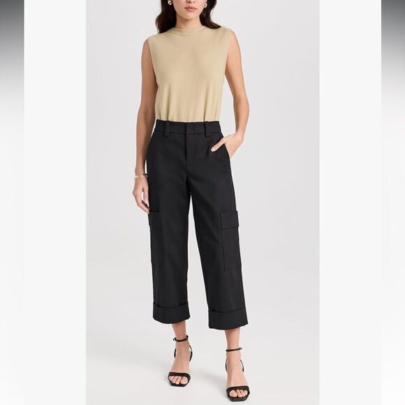 NWT Vince Utility Crop Pants Black Size 0 - Picture 16 of 16
